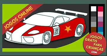Jogos de pintar carros online e gr